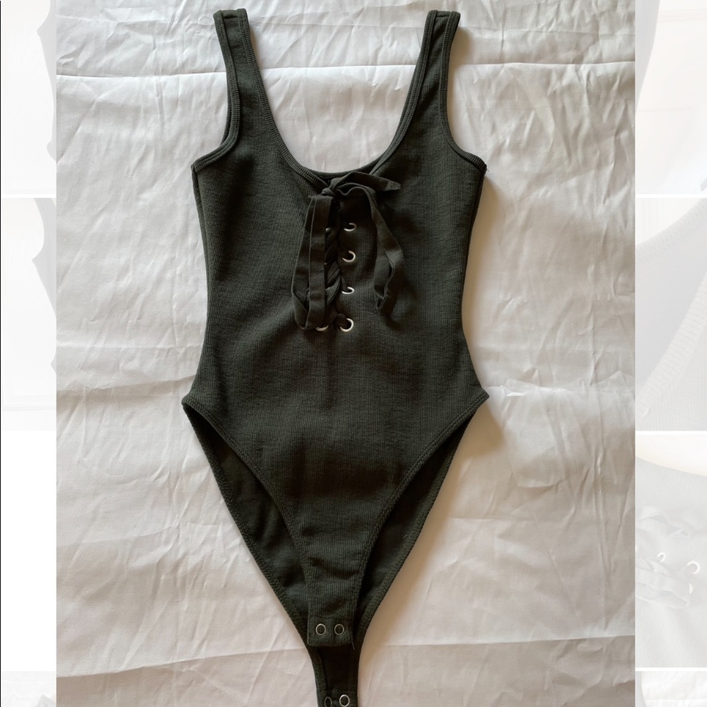 Lace Up Bodysuit